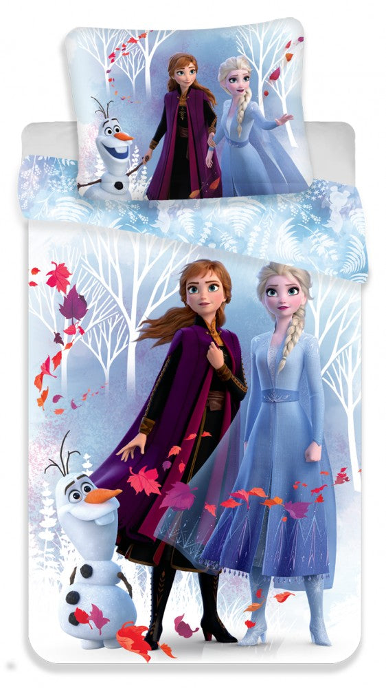 Disney Frozen gultasveļas pārvalks 140–200 cm, 70–90 cm