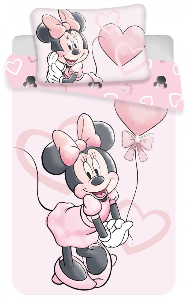 Disney Minnie bērnu gultasveļa 100–135 cm, 40–60 cm