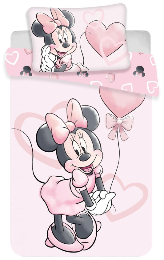 Disney Minnie bērnu gultasveļa 100–135 cm, 40–60 cm