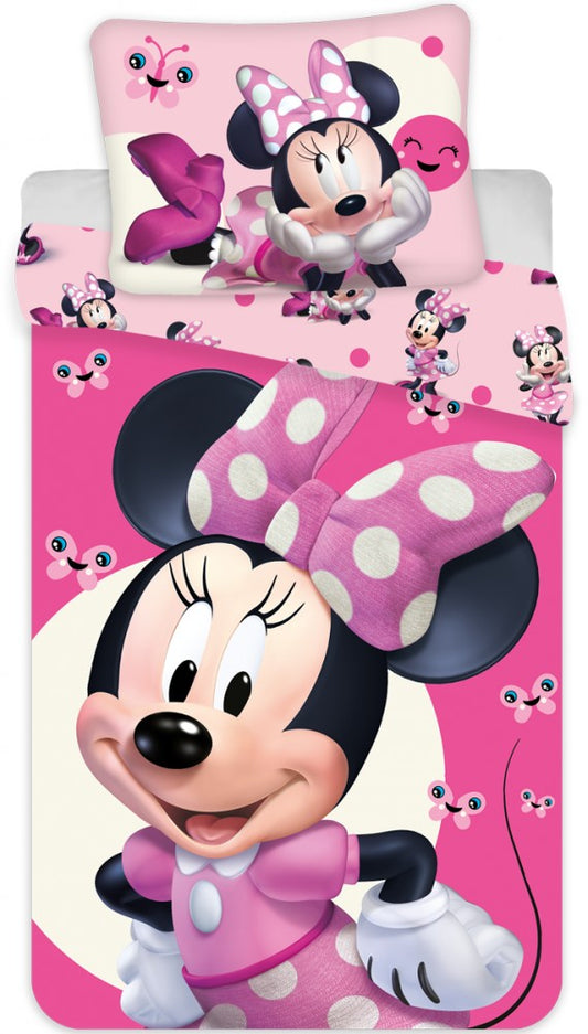 Disney Minnie bērnu gultasveļas pārvalks 100–135 cm, 40–60 cm