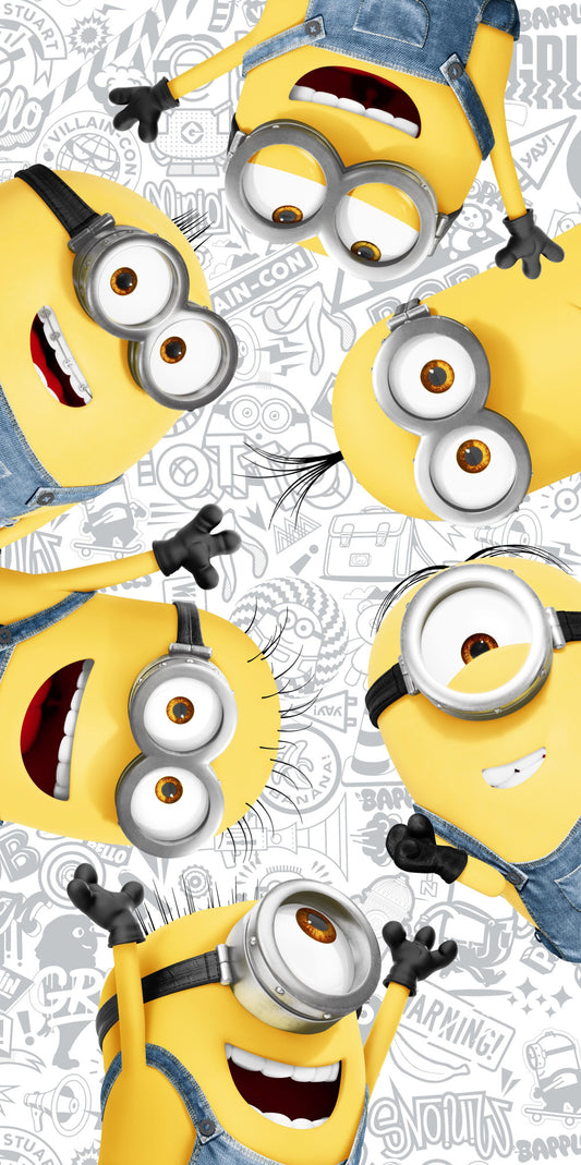 Minions Lively vannas dvielis, pludmales dvielis 70*140cm