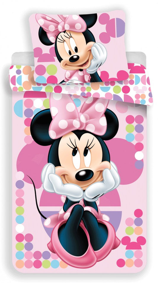 Disney Minnie gultasveļas komplekts 140–200 cm, 70–90 cm mikrošķiedra