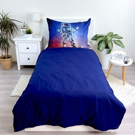 Astronaut Surf gultas veļa 140–200 cm, 70x90 cm mikrošķiedra