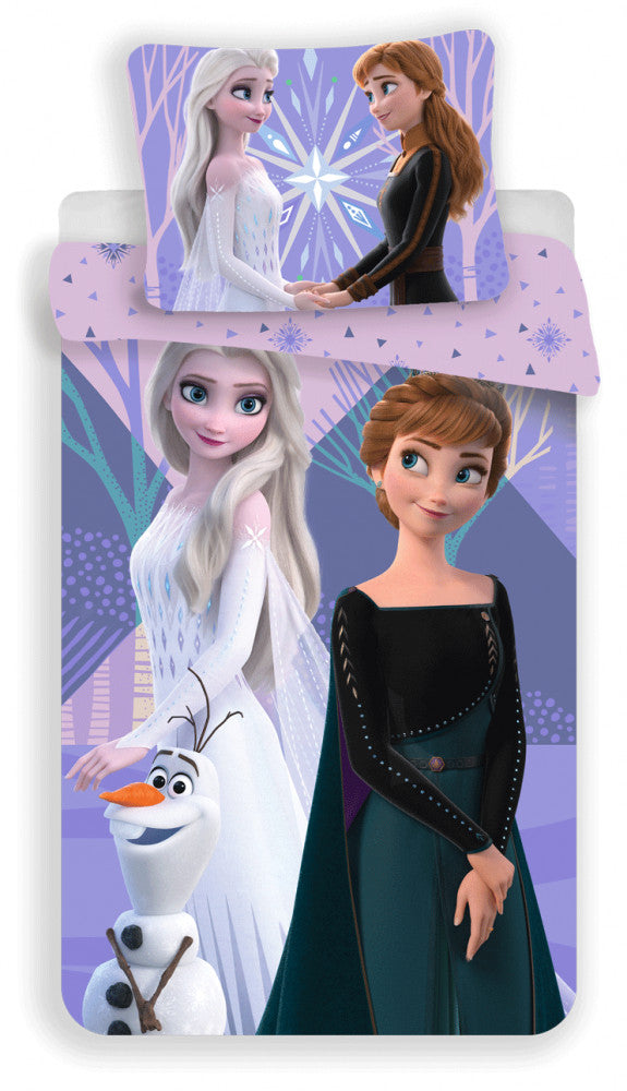 Disney Frozen gultasveļas komplekts 140–200 cm, 70–90 cm