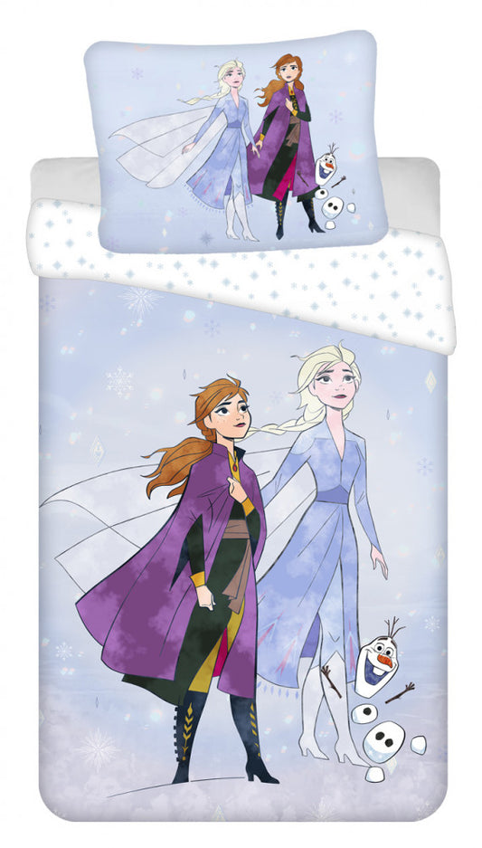 Disney Frozen Adventure gultas veļas pārvalks 140–200 cm, 70–90 cm