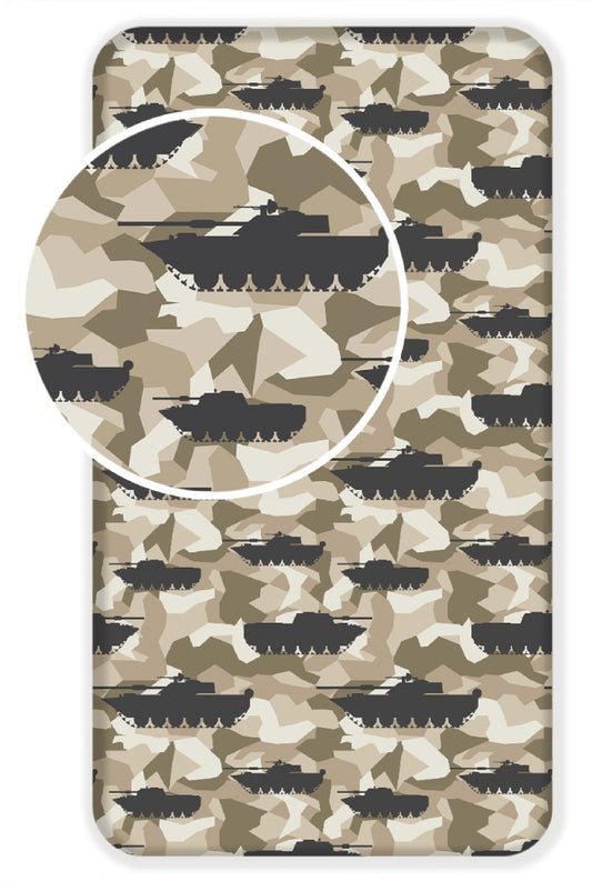 Tank kamuflāžas palags ar gumiju 90x200 cm