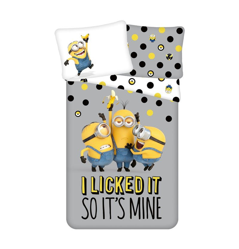 Minions It's Mine gultas veļa 140x200cm, 70x90 cm