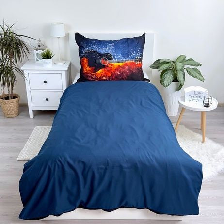 Ģitāras gultasveļas komplekts Contrast 140√ó200cm, 70x90 cm mikrošķiedra