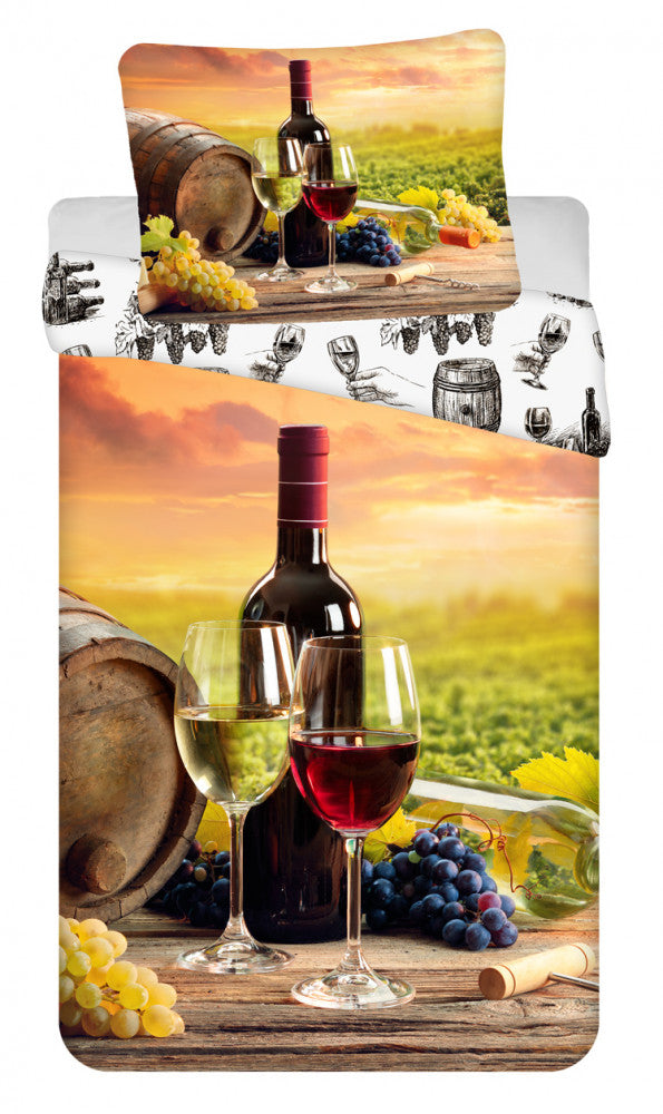 Wine Nature gultasveļas komplekts 140–200 cm, 70–90 cm