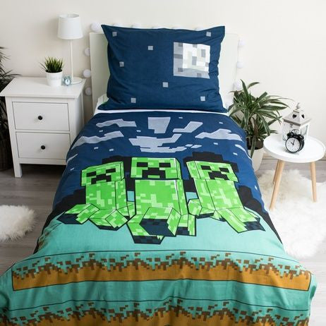 Minecraft Sssleep gultasveļas komplekts 140–200 cm, 70–90 cm