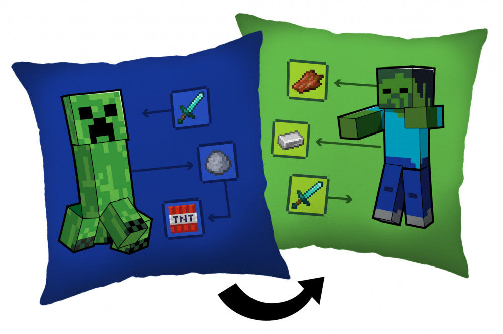 Minecraft How to Creeper dekoratīvais spilvens 40*40 cm