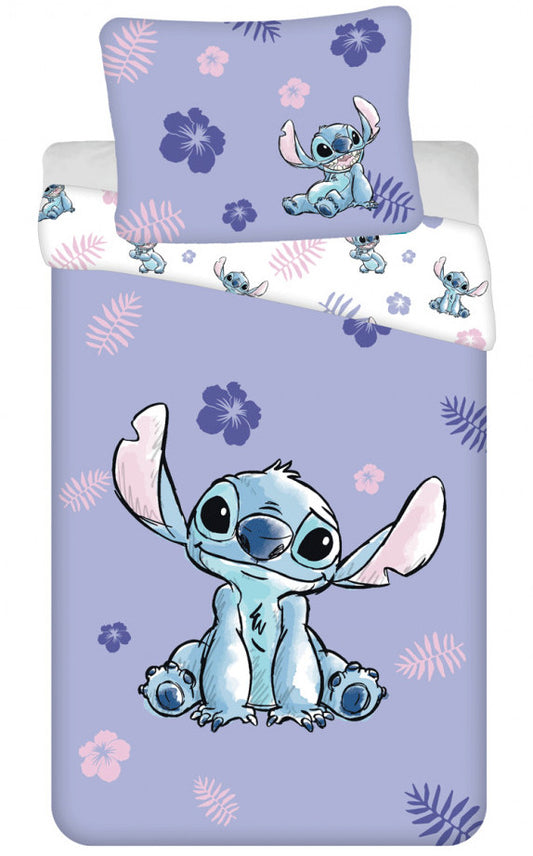 Disney Lilo un Stitch Blooming gultasveļas komplekts 140√ó200cm, 70√ó90cm