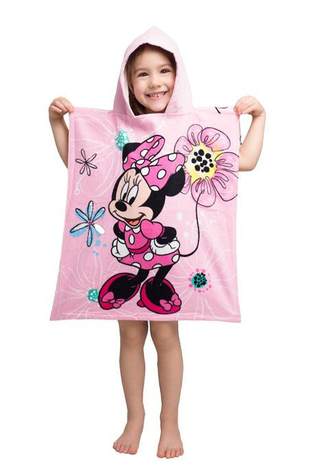 Disney Minnie Bow pludmales dvielis pončo 50x115cm