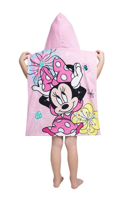 Disney Minnie Bow pludmales dvielis pončo 50x115cm