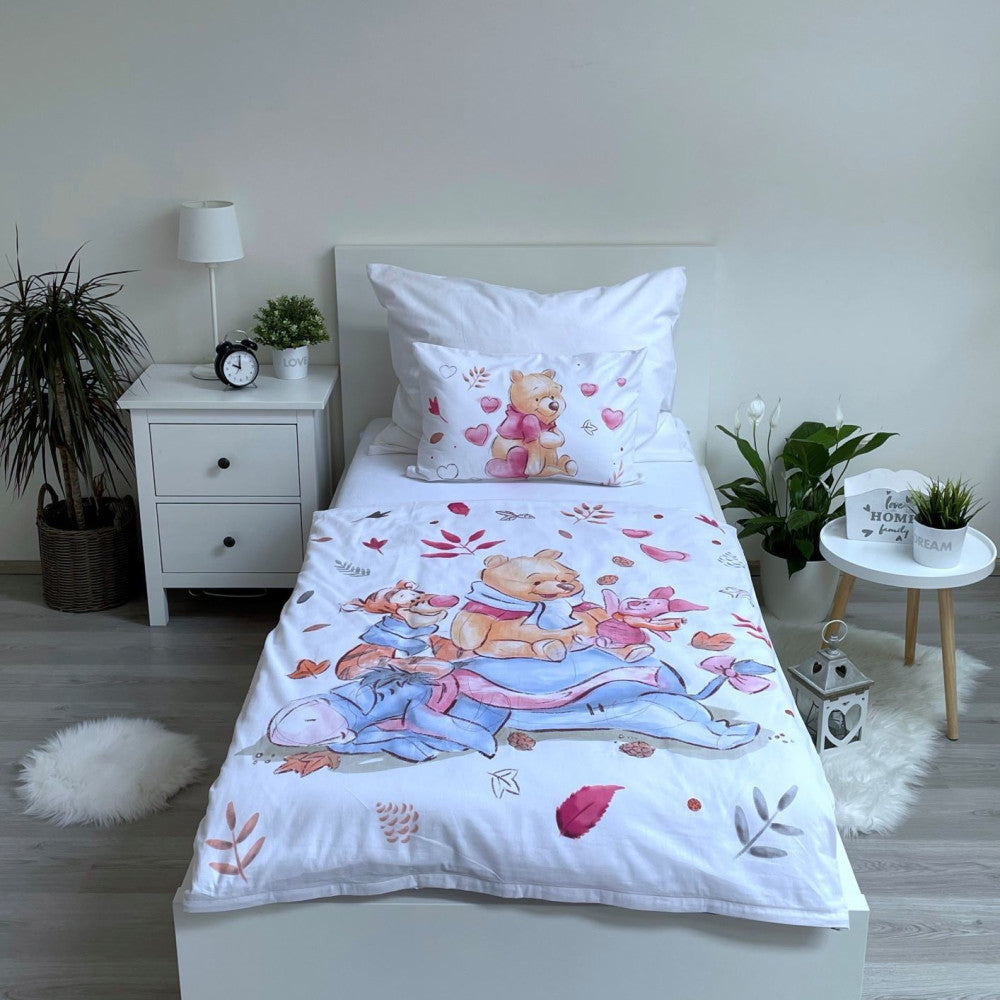 Disney Vinnija Pūka bērnu gultasveļas komplekts 100–135 cm, 40–60 cm