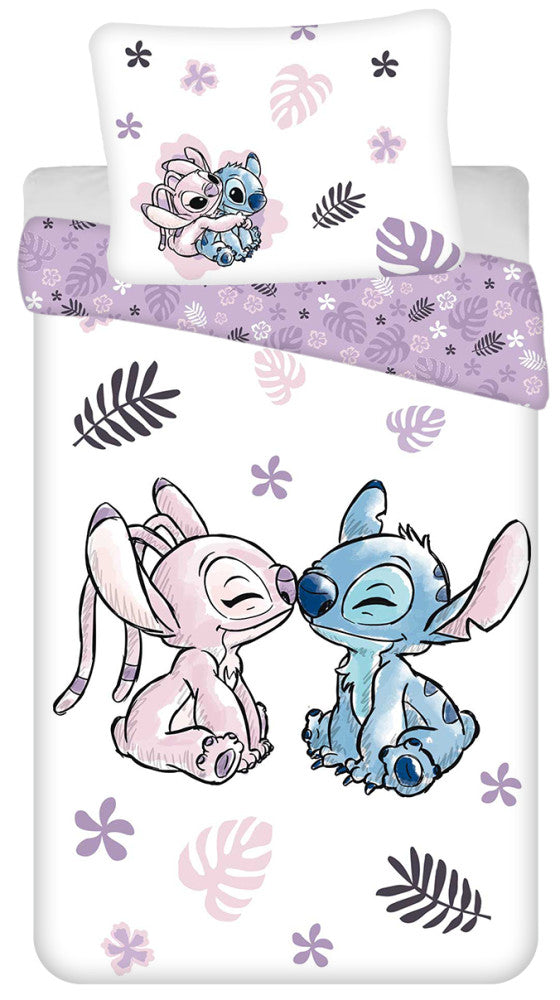 Disney Lilo un Stitch Boojiboo gultasveļas komplekts 140–200 cm, 65–65 cm