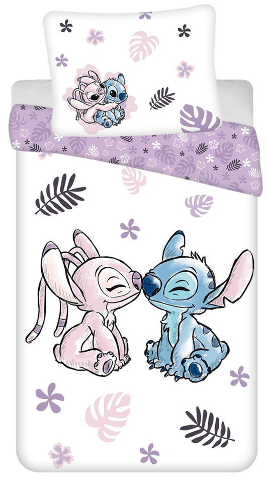Disney Lilo un Stitch Boojiboo gultasveļas komplekts 140–200 cm, 65–65 cm