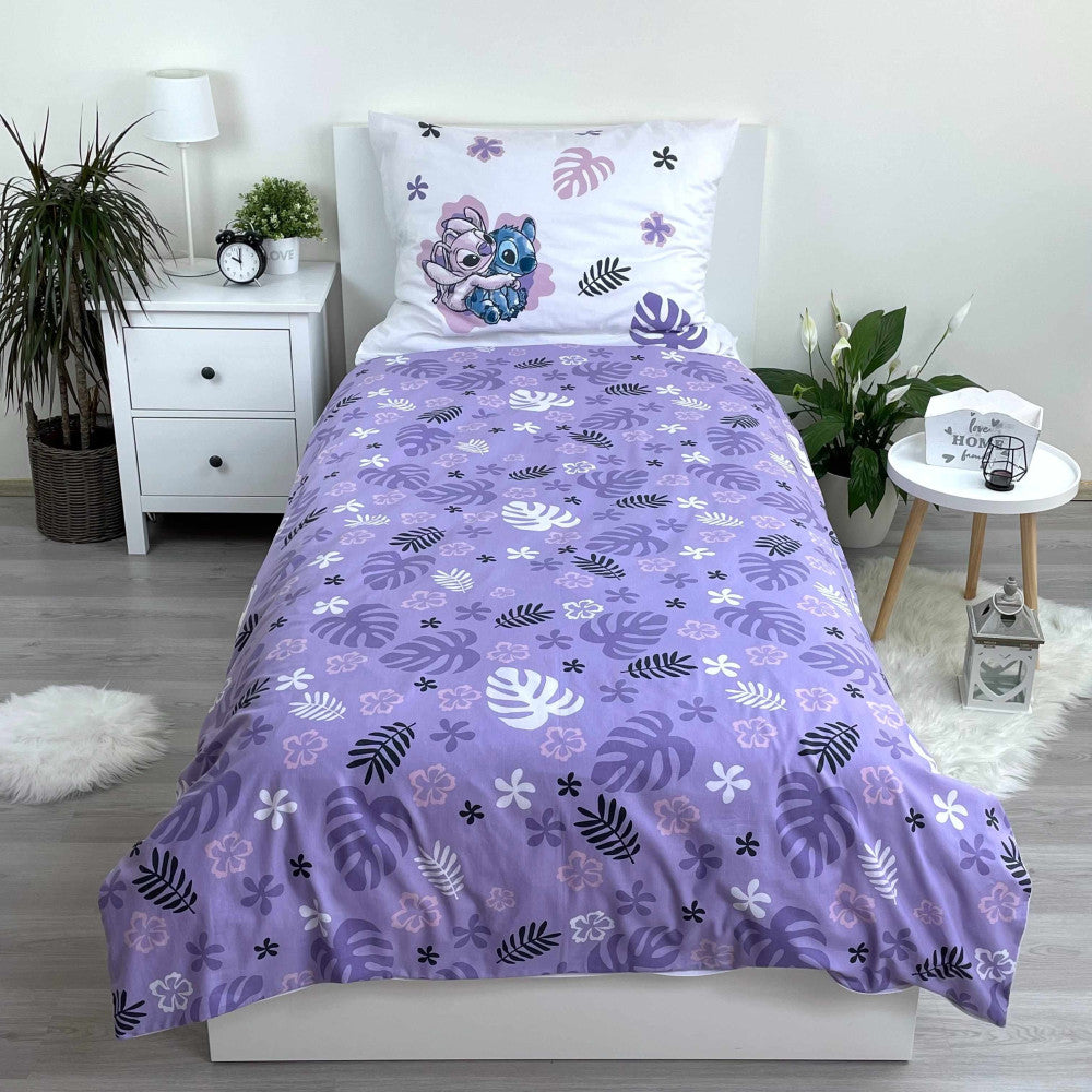 Disney Lilo un Stitch Boojiboo gultasveļas komplekts 140–200 cm, 65–65 cm