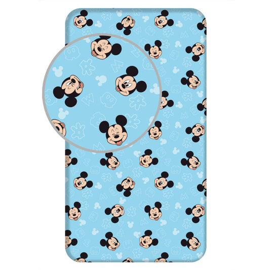 Disney Mikija palags ar gumiju 90x200 cm