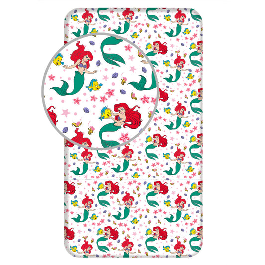 Disney princeses Ariel palags ar gumiju 90x200 cm