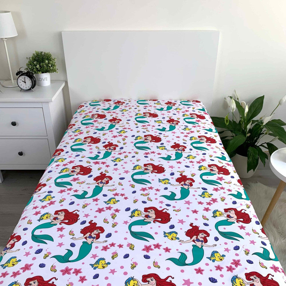 Disney princeses Ariel palags ar gumiju 90x200 cm