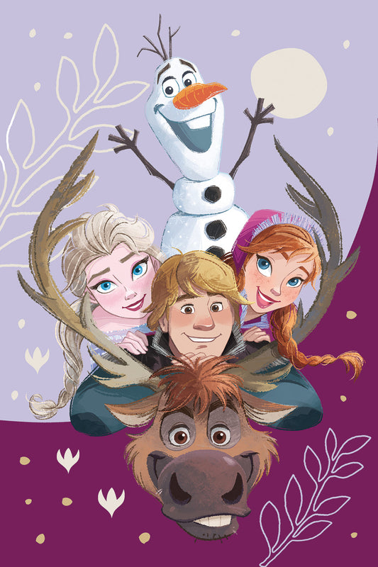 Disney Frozen ģimenes mikroflīsa sega 100x150cm