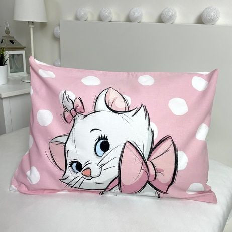 Disney Marie Dots bērnu gultasveļas pārvalks 100x135 cm, 40x60 cm