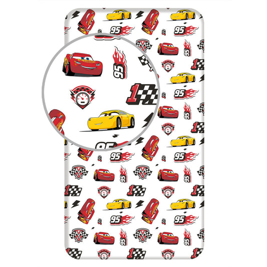 Disney Cars McQueen palags ar gumiju 90x200 cm