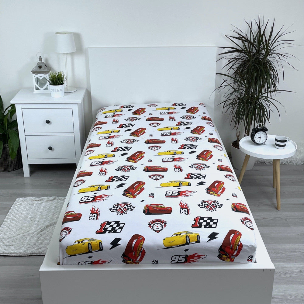Disney Cars McQueen palags ar gumiju 90x200 cm