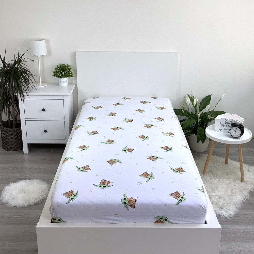 Zvaigžņu karu palags ar gumiju (90x200 cm)