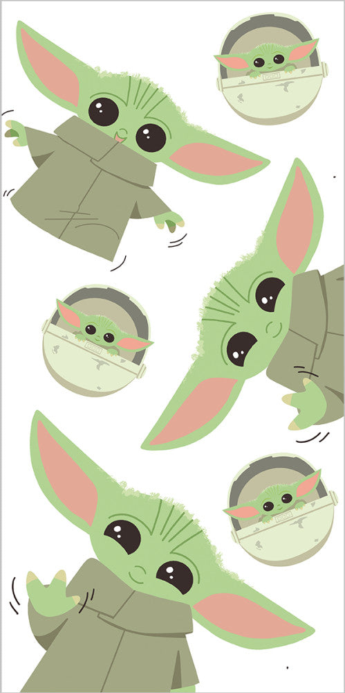 Zvaigžņu karu mazuļa Yoda vannas dvielis, pludmales dvielis 70x140cm
