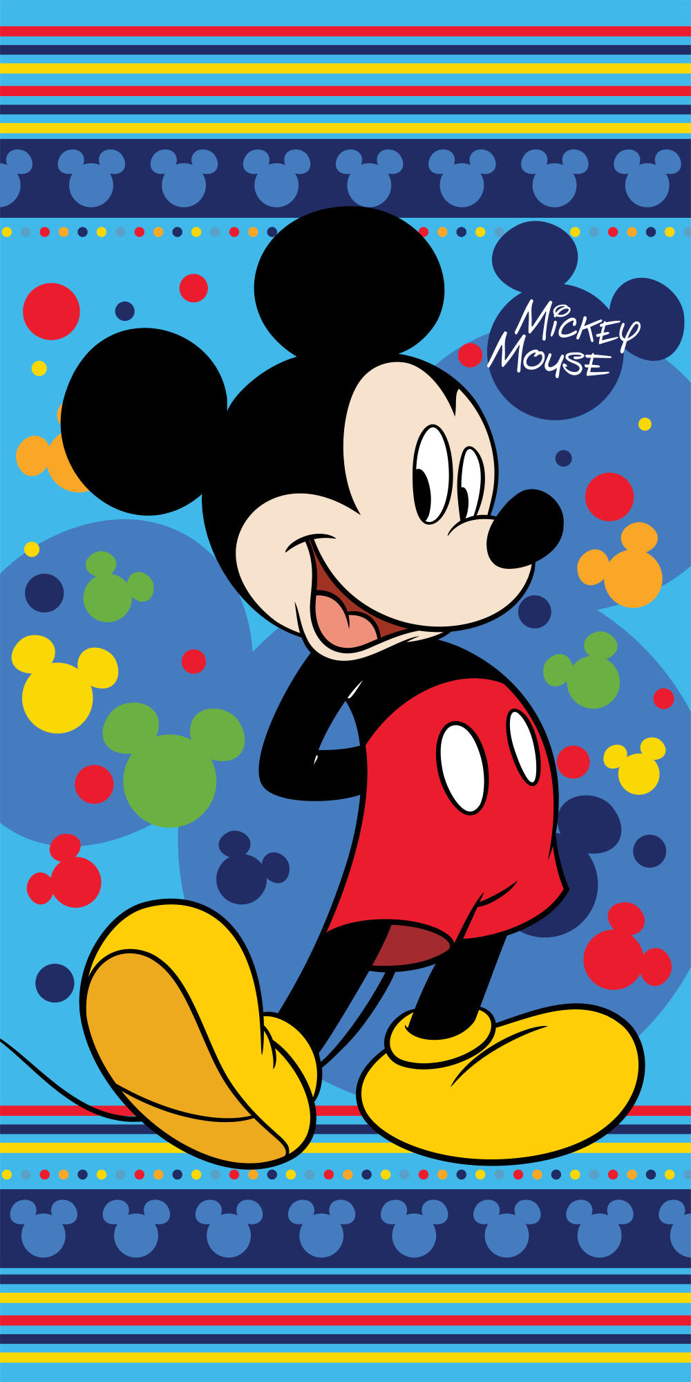 Disney Mickey vannas dvielis, pludmales dvielis 70x140cm