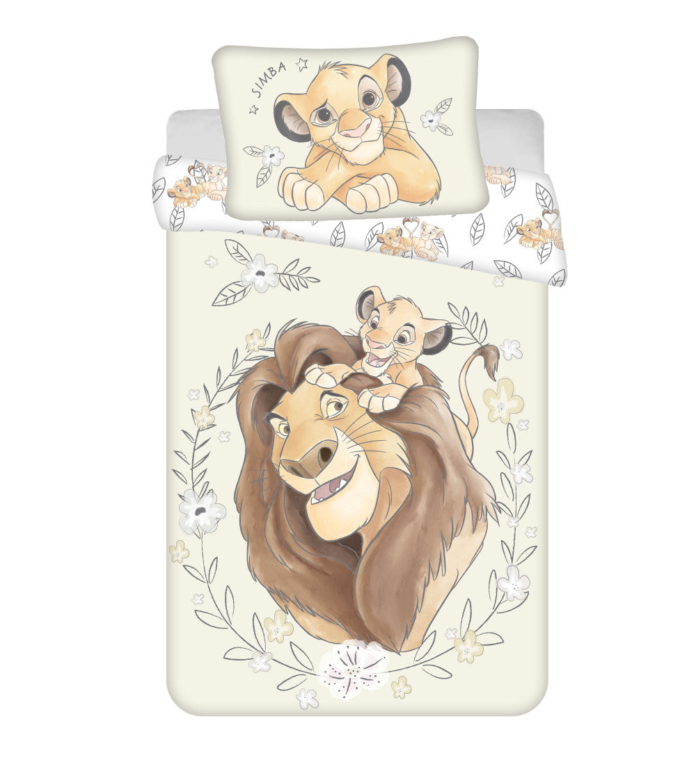 Disney Lauvu karaļa Simbas bērnu gultasveļas komplekts 100–135 cm, 40–60 cm