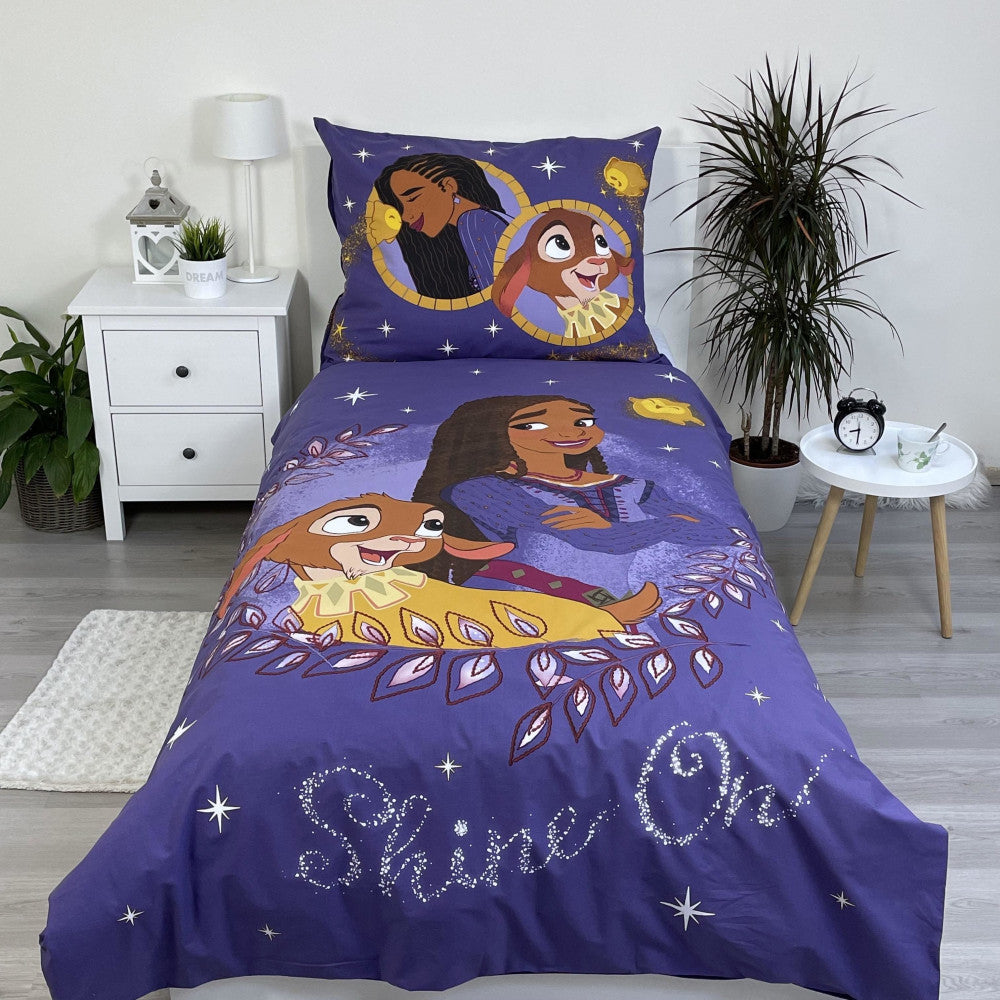 Disney Wish gultasveļas komplekts 140–200 cm, 70–90 cm