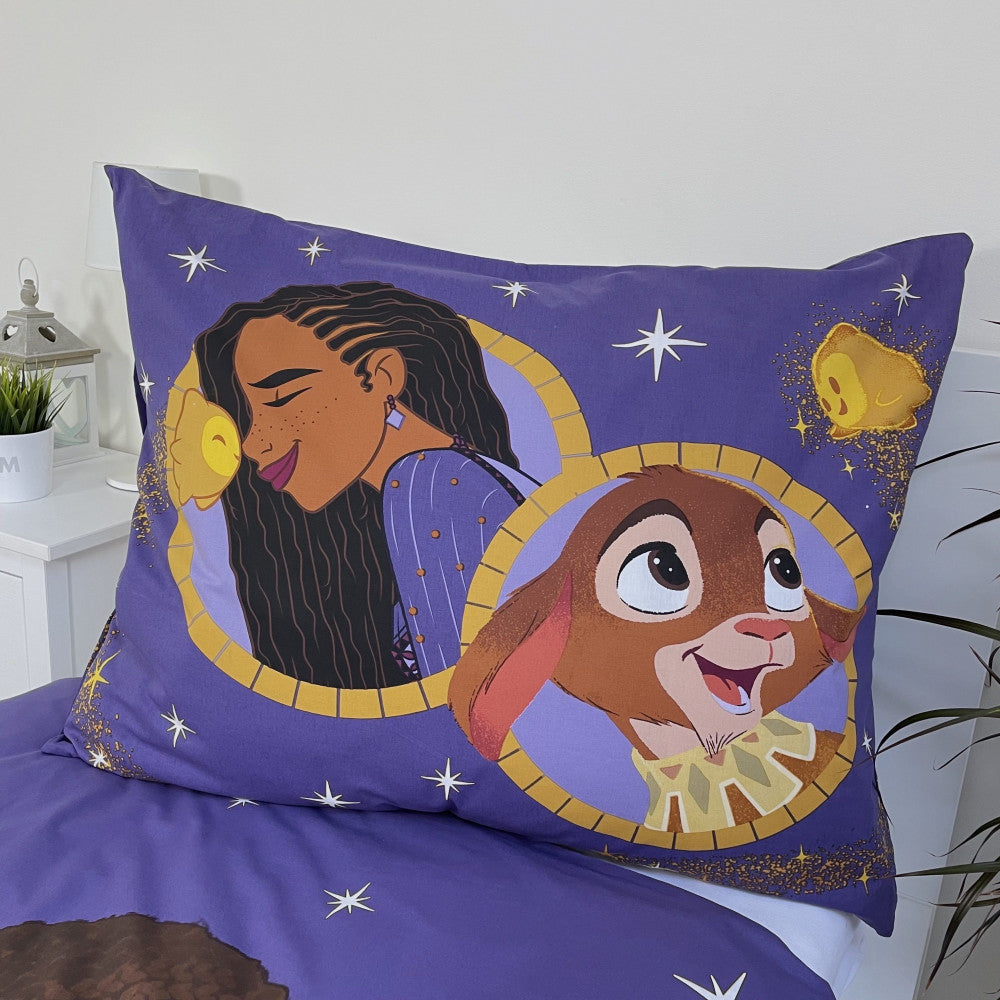 Disney Wish gultasveļas komplekts 140–200 cm, 70–90 cm