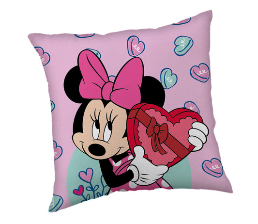 Disney Minnie violets samta spilvena pārvalks 40x40 cm