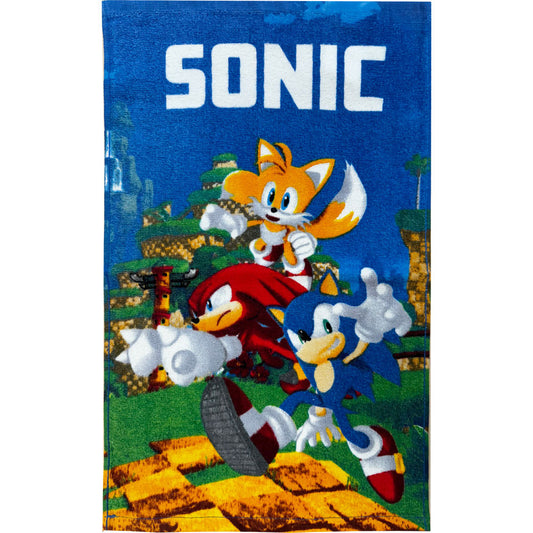 Sonic the Hedgehog Speed roku dvielis, sejas dvielis, dvielis 30x50 cm