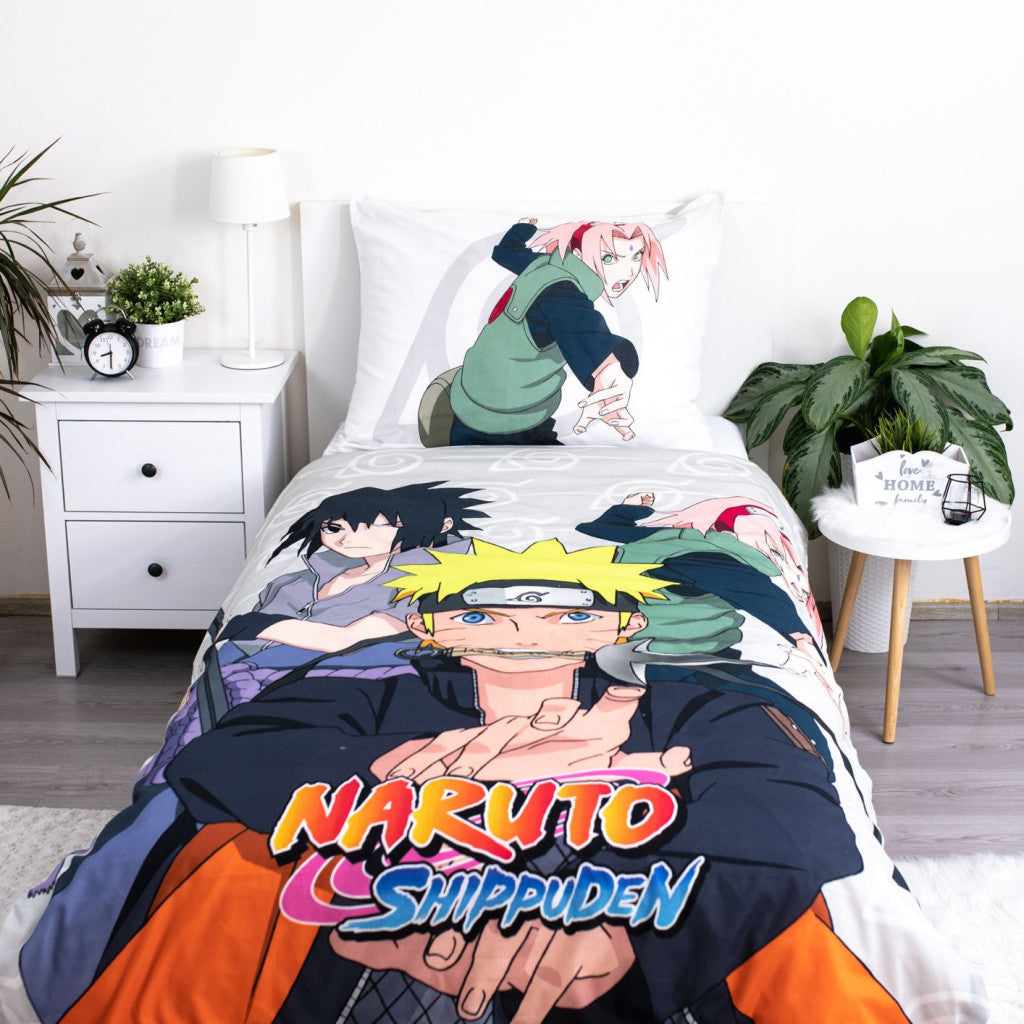 Naruto United gultasveļas komplekts 140√ó200cm, 70√ó90cm