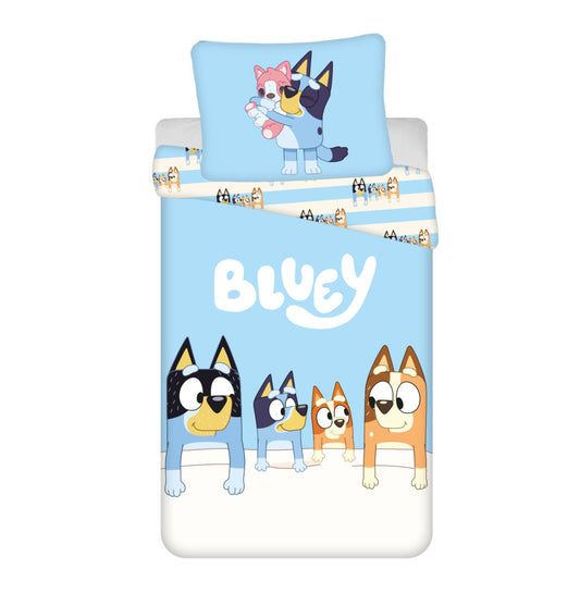 Bluey Family gultasveļas komplekts 140–200 cm, 70x90 cm