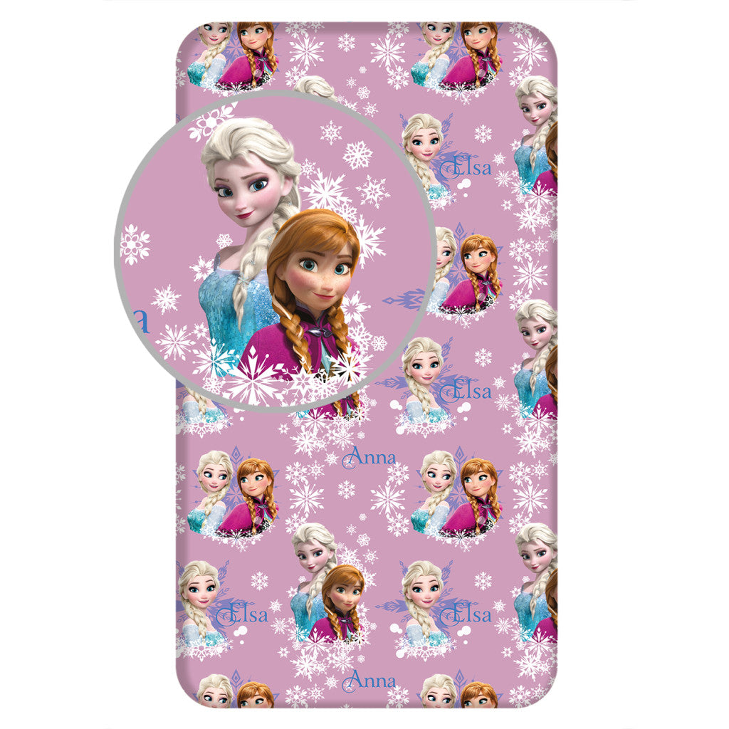 Disney Frozen Duo Sisters palags ar gumiju 90x200 cm
