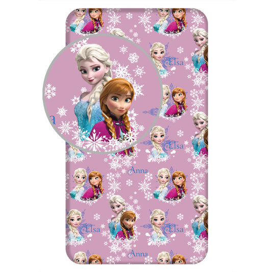 Disney Frozen Duo Sisters palags ar gumiju 90x200 cm
