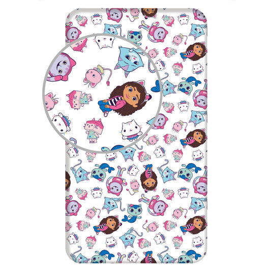 Gabby's Dollhouse Cats palags ar gumiju 90x200 cm