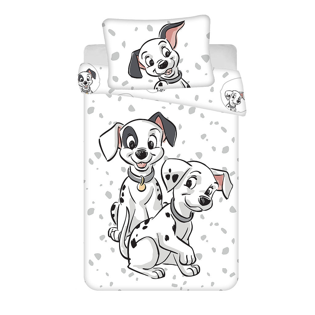 Disney 101 dalmāciešu bērnu gultasveļas komplekts 100–135 cm, 40–60 cm
