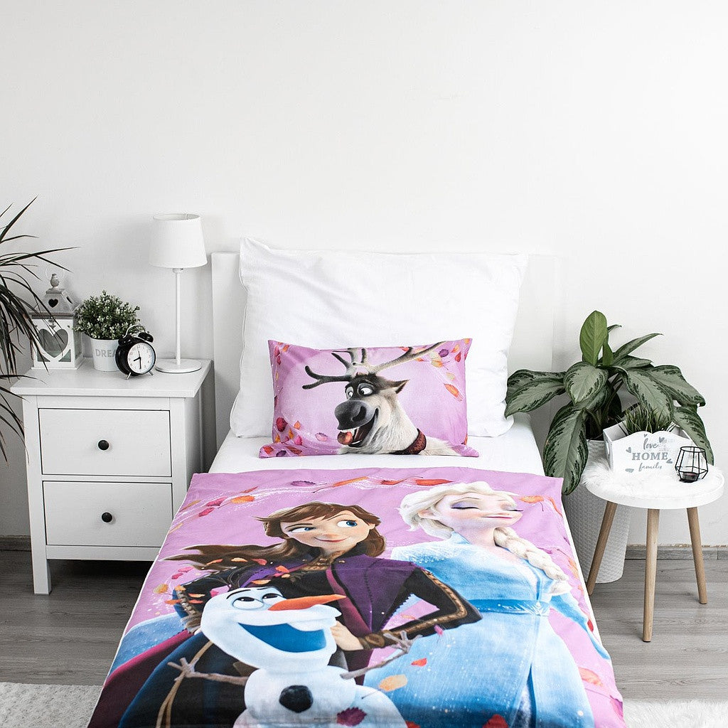 Disney Frozen Wind bērnu gultasveļa 100–135 cm, 40–60 cm