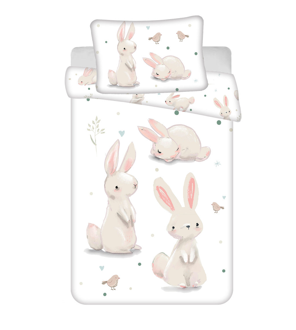 Bunny Rest bērnu gultasveļa 100x135 cm, 40x60 cm