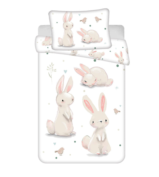 Bunny Rest bērnu gultasveļa 100x135 cm, 40x60 cm