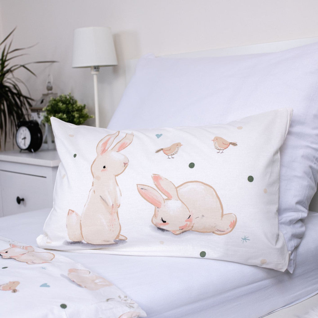 Bunny Rest bērnu gultasveļa 100x135 cm, 40x60 cm
