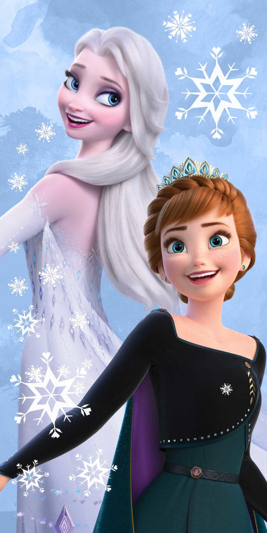 Disney Frozen Royal Sisters vannas dvielis, pludmales dvielis 70x140cm
