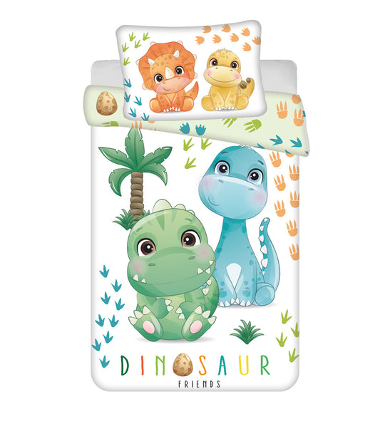 Bērnu gultasveļas komplekts "Dinosaur Friends" 100–135 cm, 40–60 cm