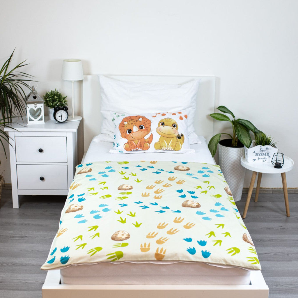 Bērnu gultasveļas komplekts "Dinosaur Friends" 100–135 cm, 40–60 cm